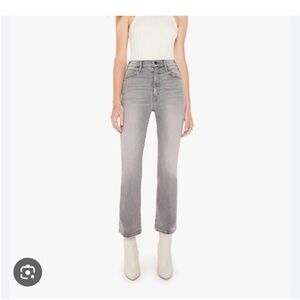 MOTHER The Hustler Ankle Grey Jeans